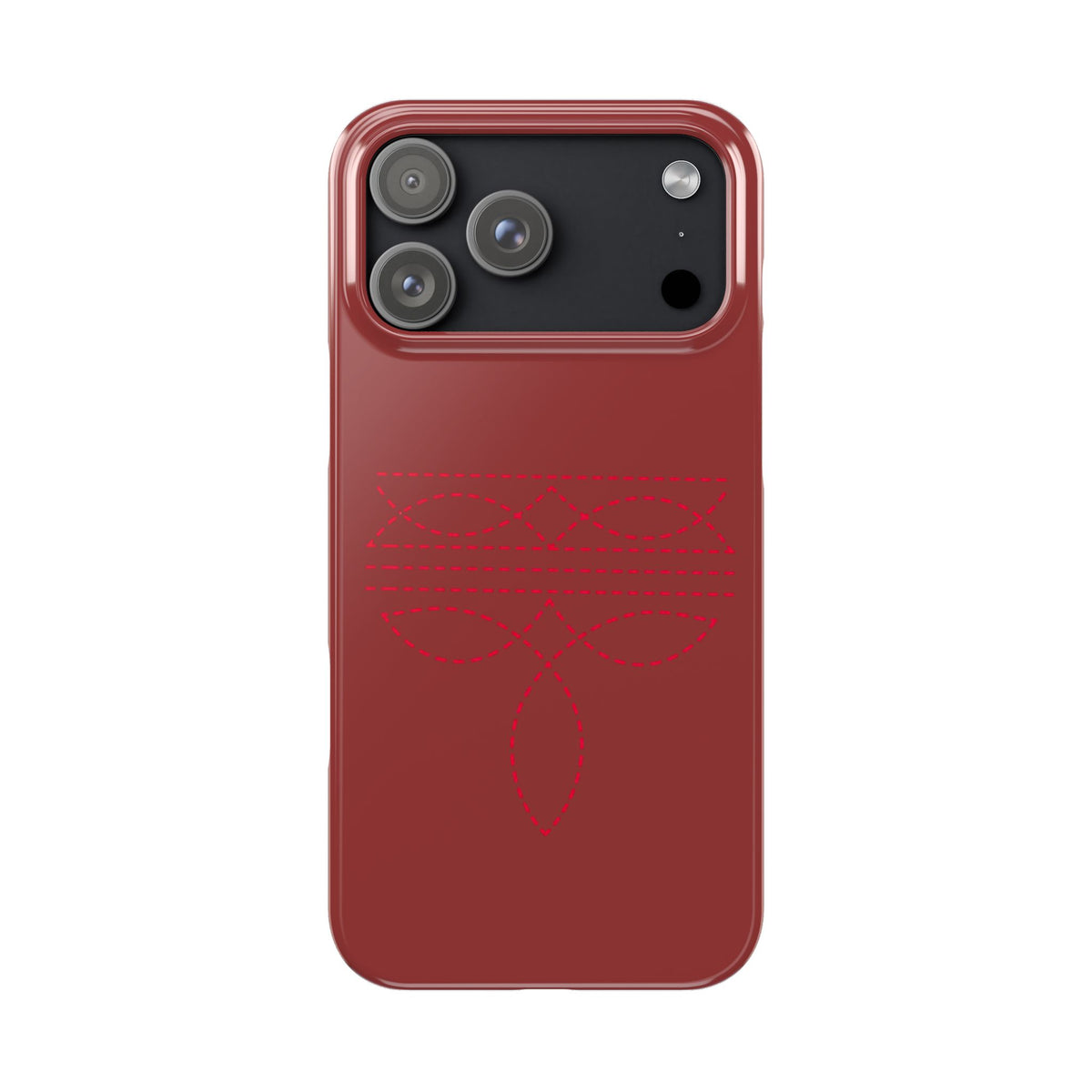 Red Boot Stitch — Slim iphone Case