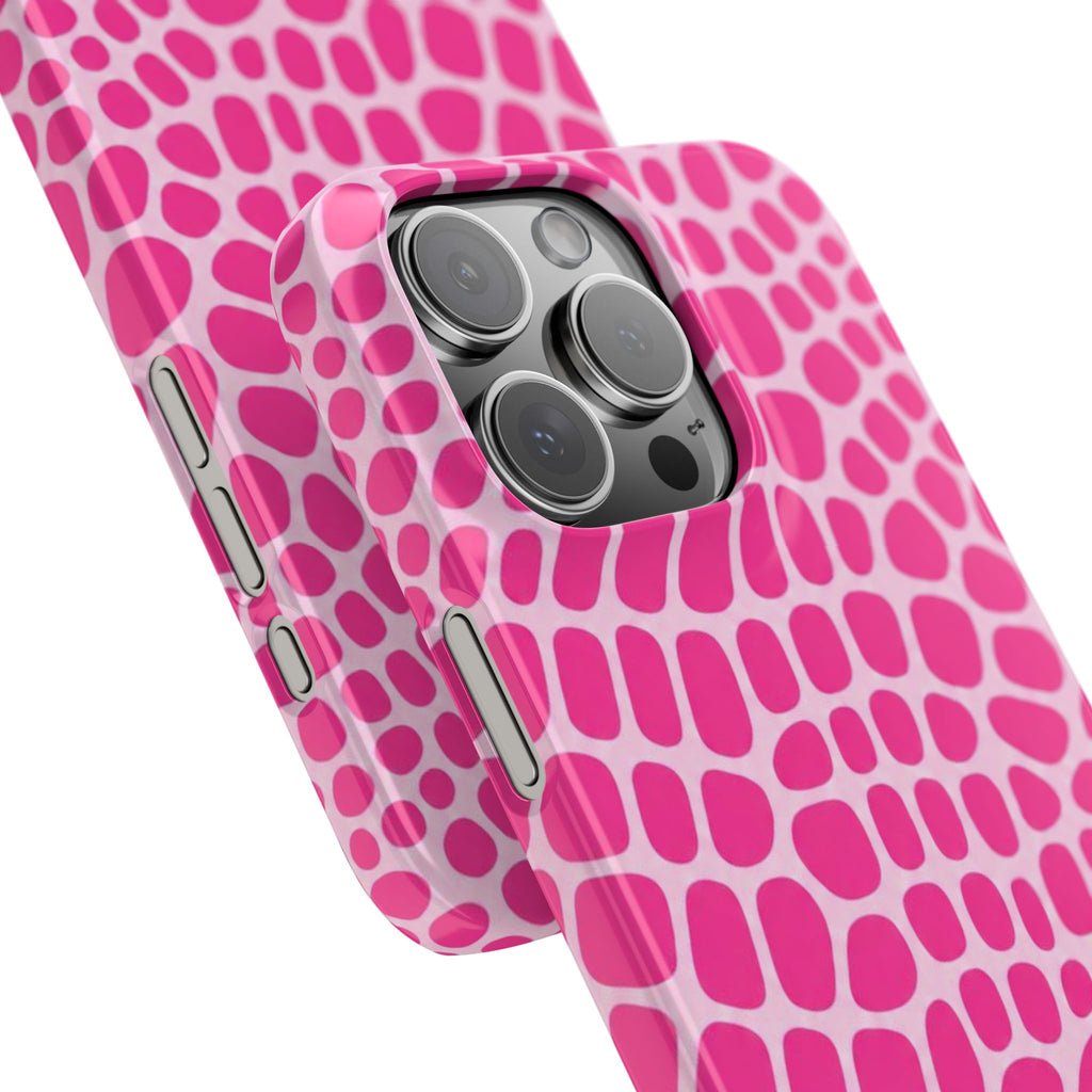 Pink Gator — Slim iphone Case