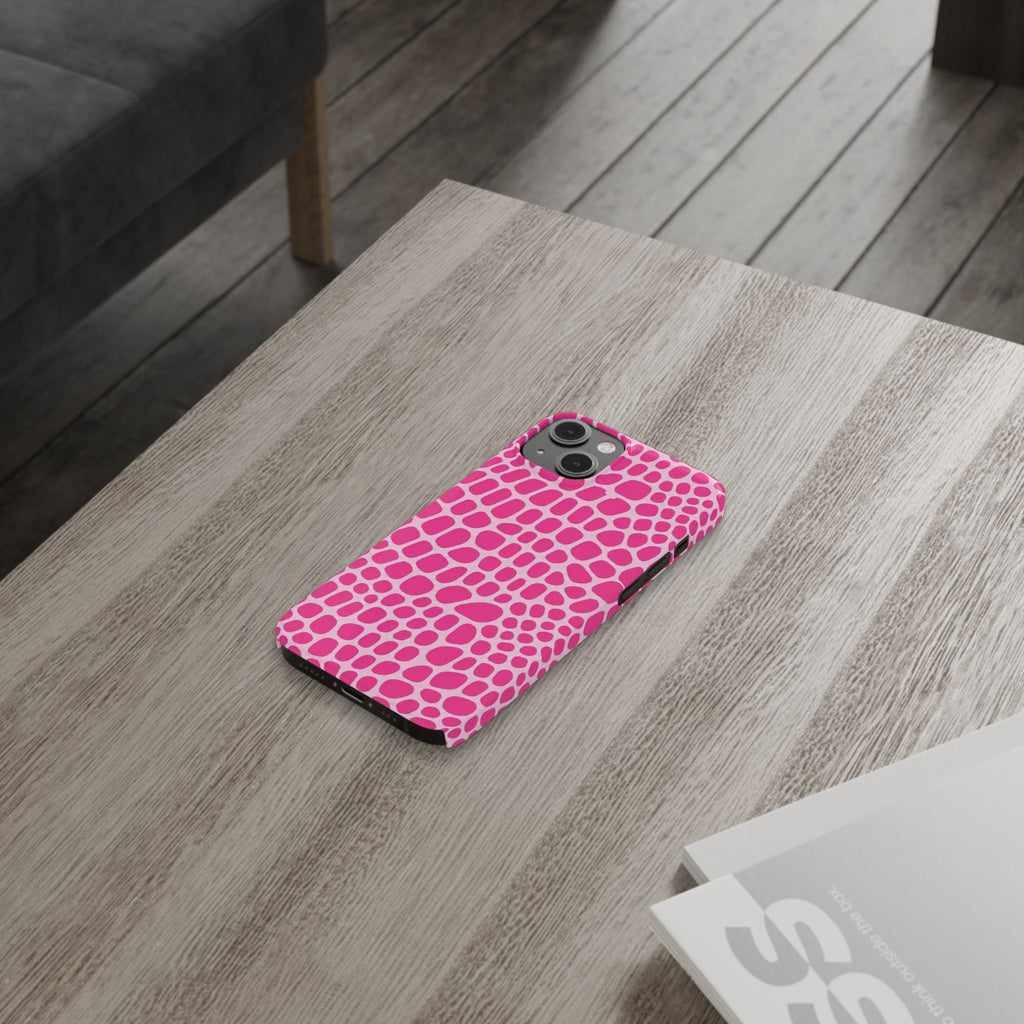Pink Gator — Slim iphone Case
