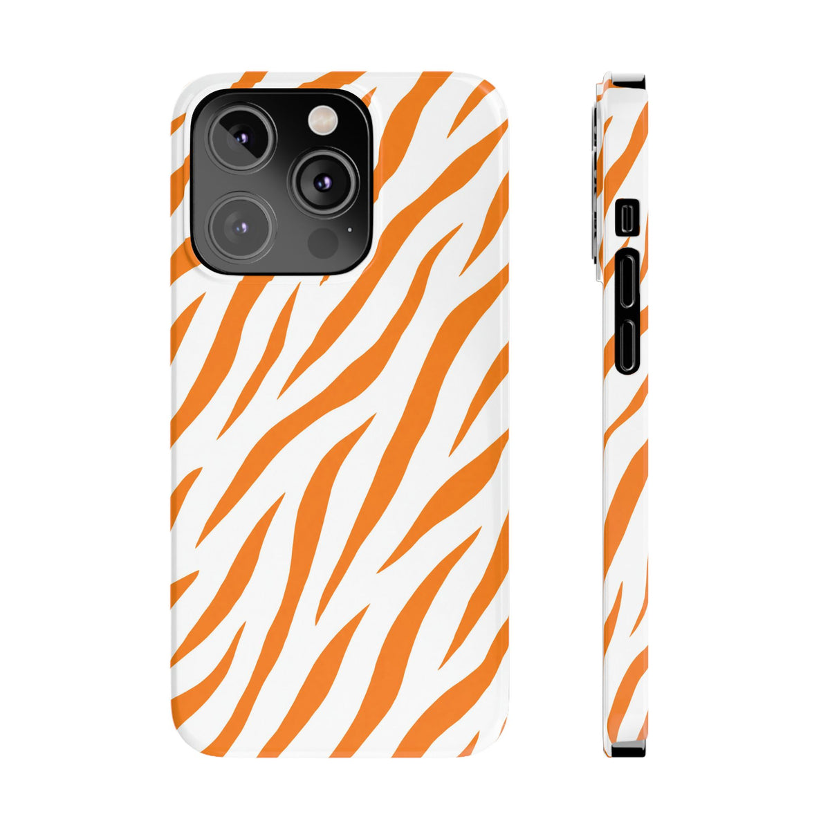 Orange Zebra— Slim iphone Case