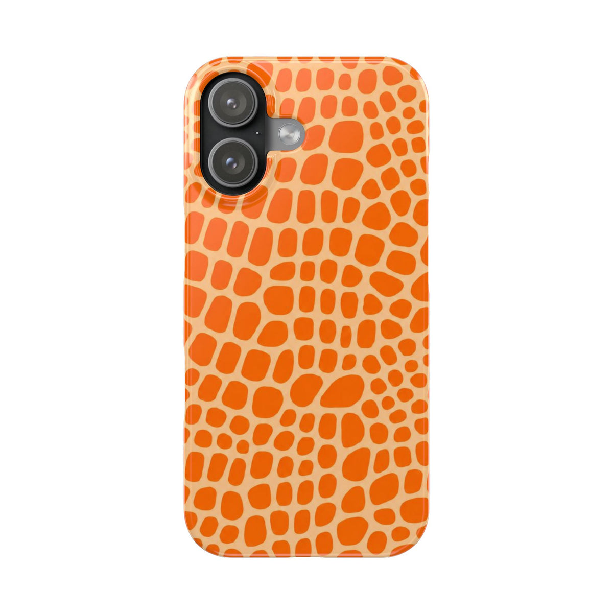Orange Gator— Slim iphone Case