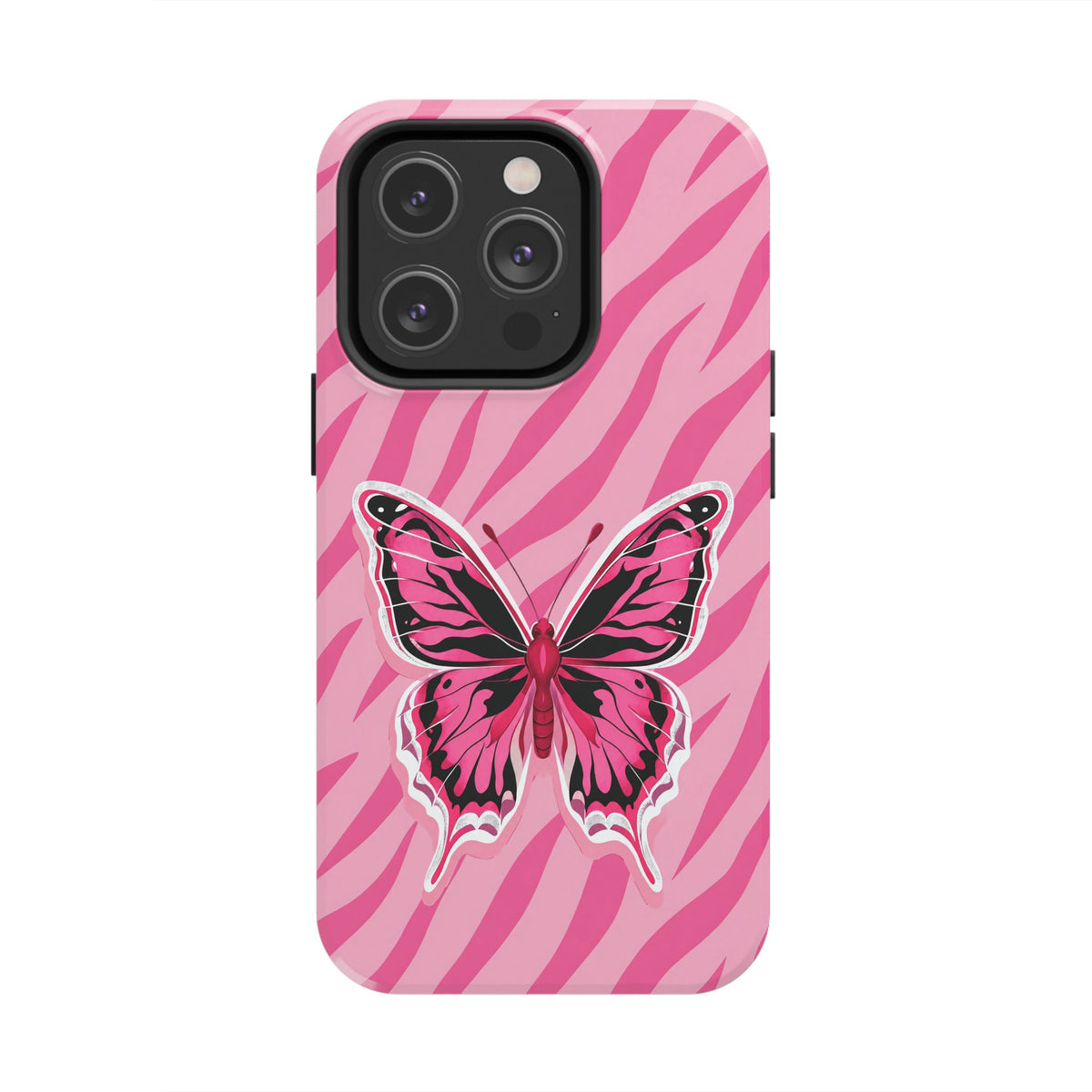 Pink Butterfly - Tough Phone Case