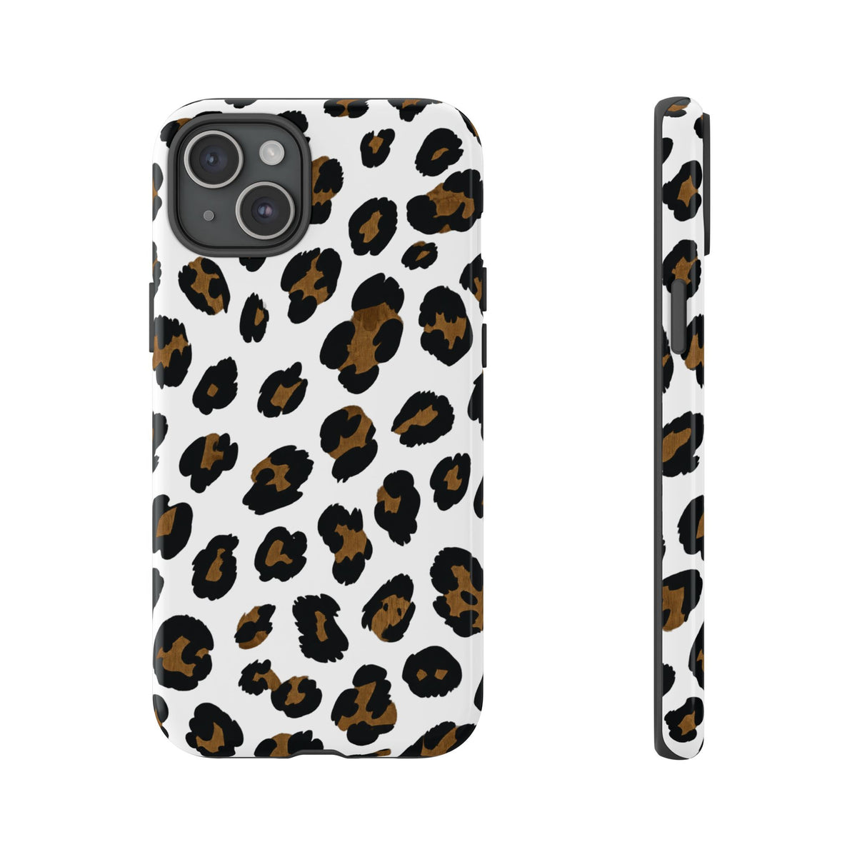 White Classic Leopard — Tough iphone case