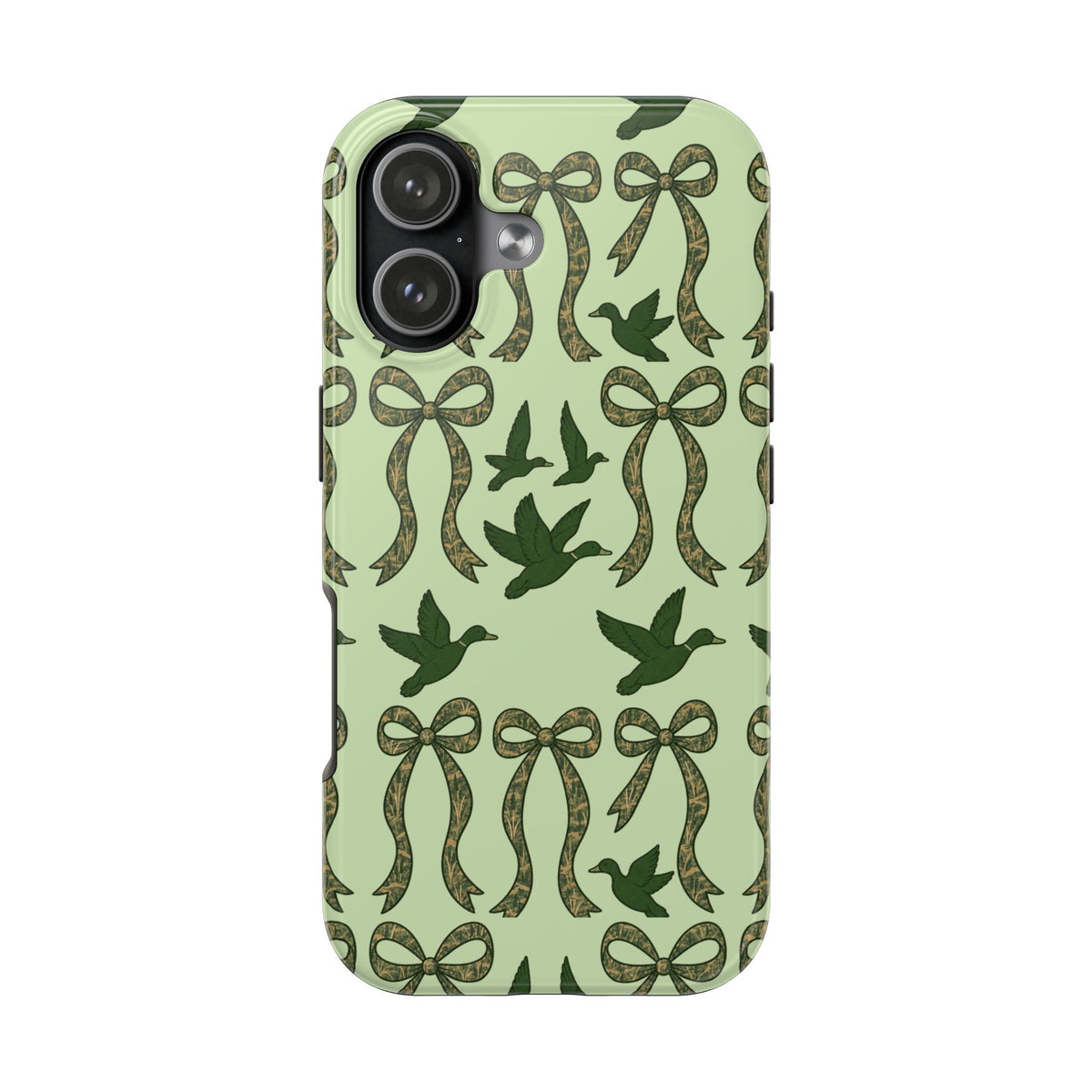 Duck "Cam-bow" - Tough Phone Case (Green)