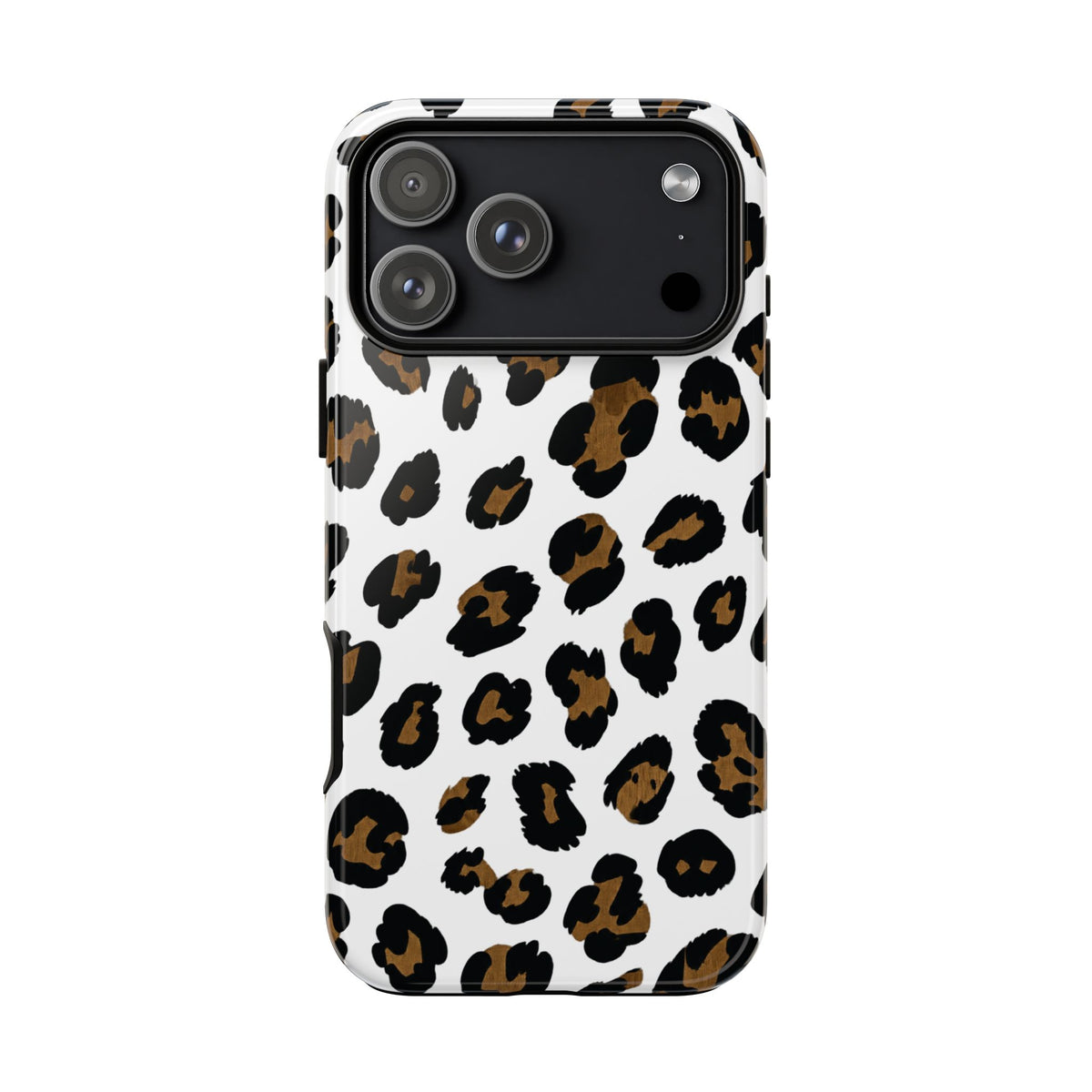 White Classic Leopard — Tough iphone case