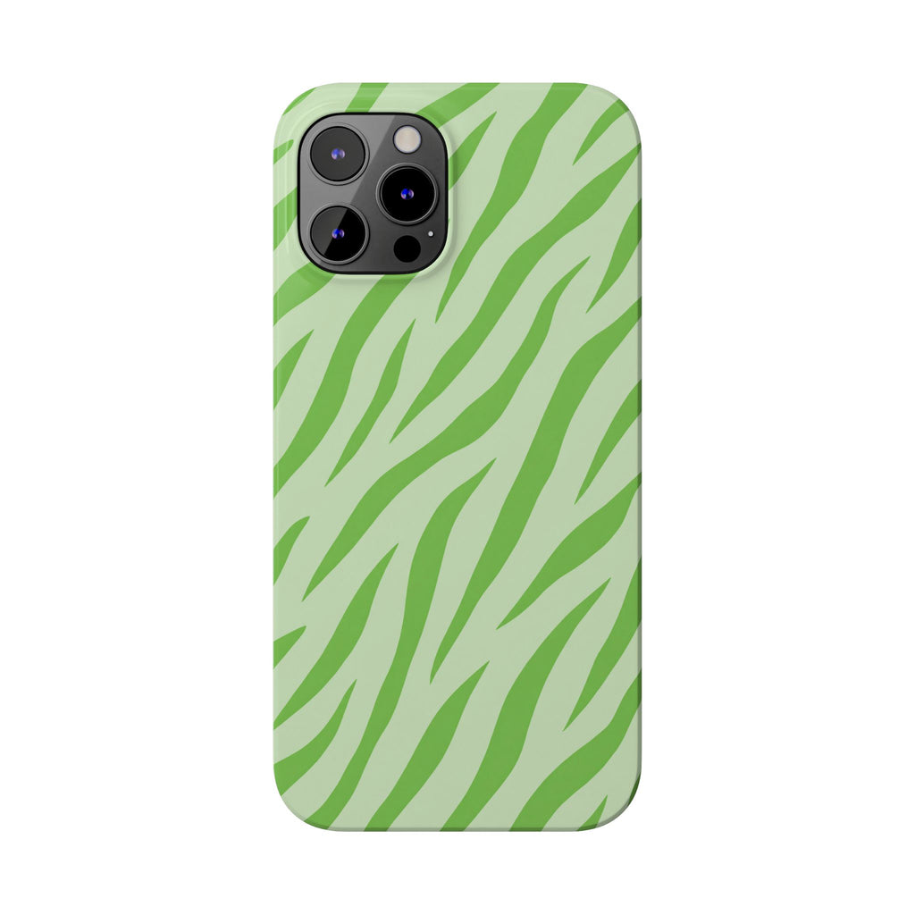 Green Zebra — Slim iphone Case