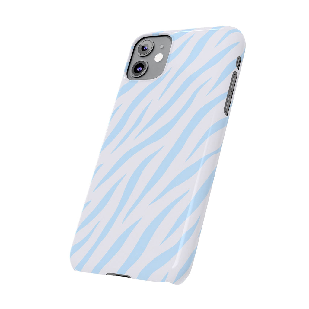 Blue Zebra - Slim iphone Case