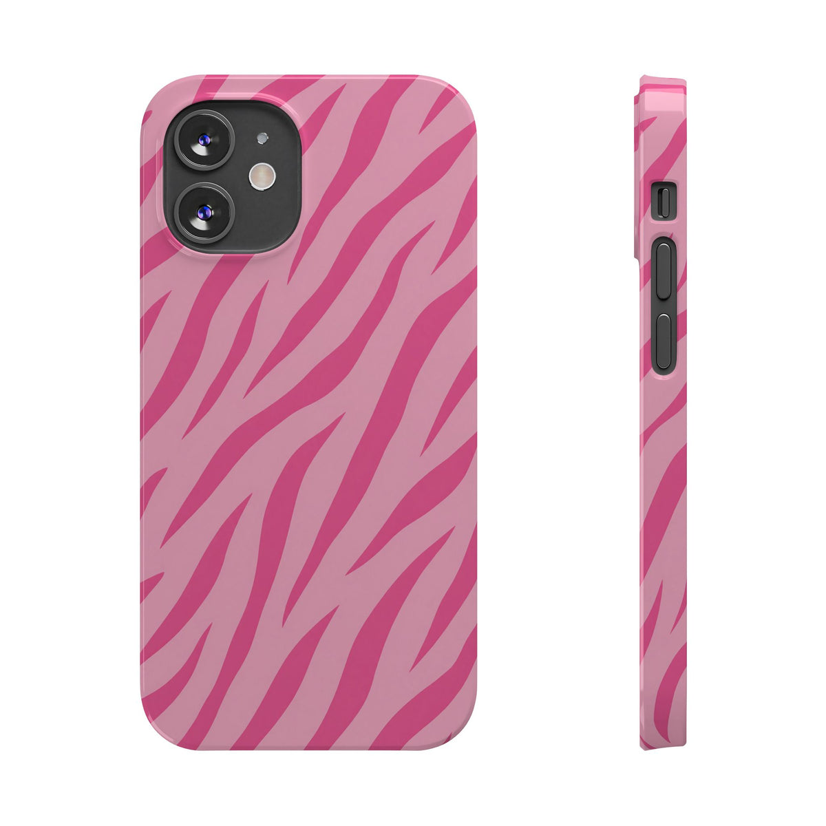 Pink Zebra— Slim iphone Case