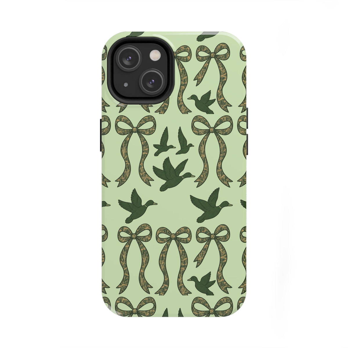 Duck "Cam-bow" - Tough Phone Case (Green)