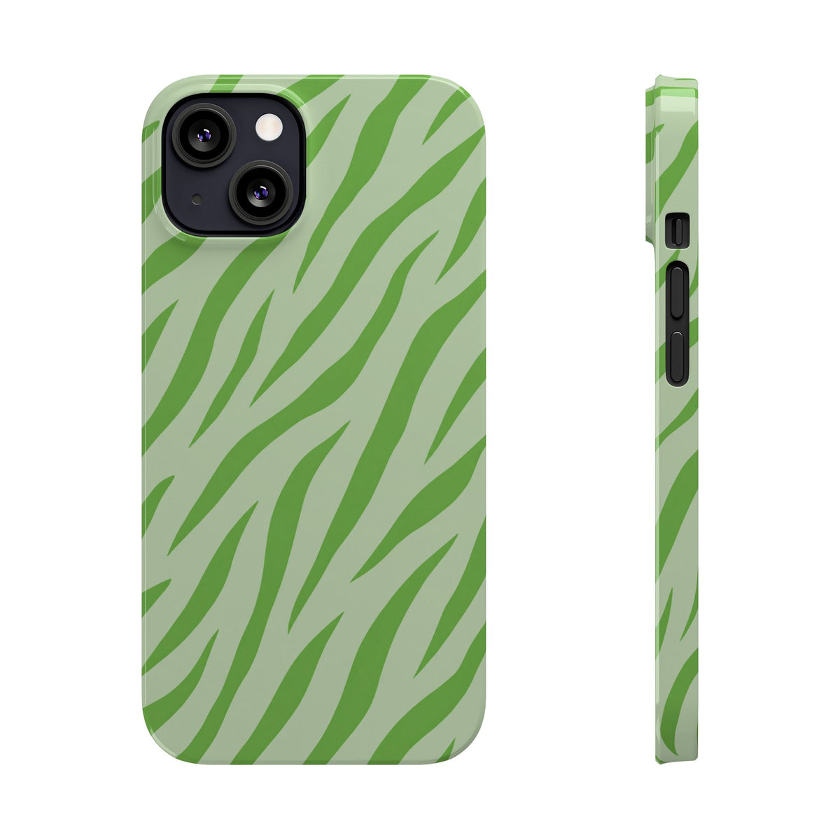 Green Zebra — Slim iphone Case