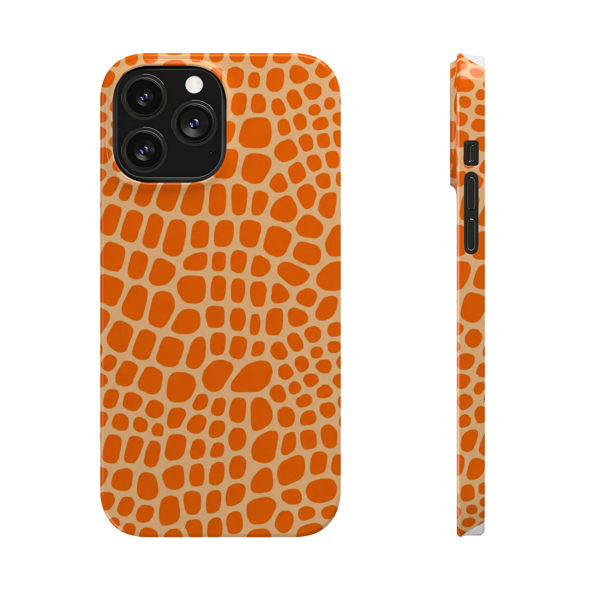 Orange Gator— Slim iphone Case