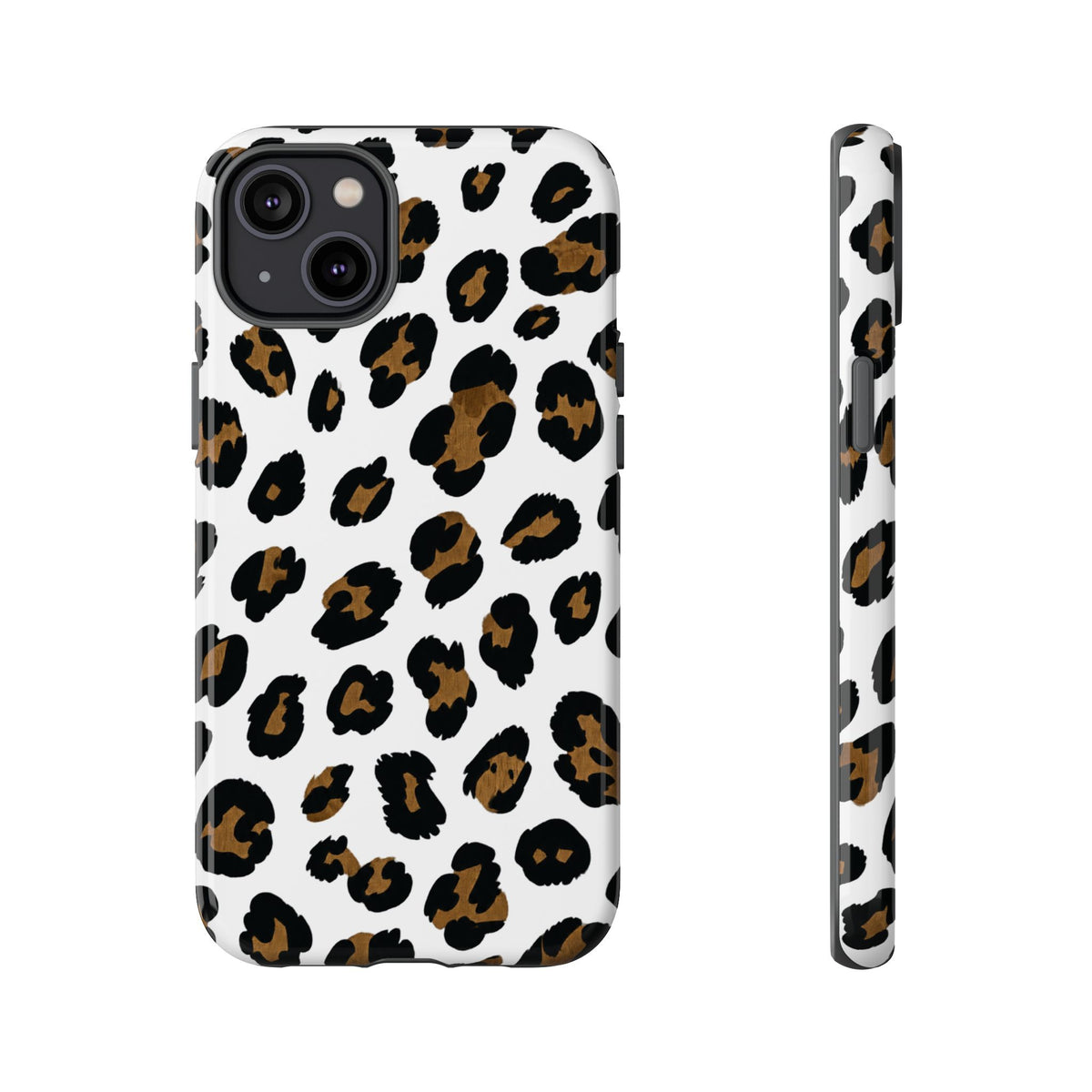White Classic Leopard — Tough iphone case