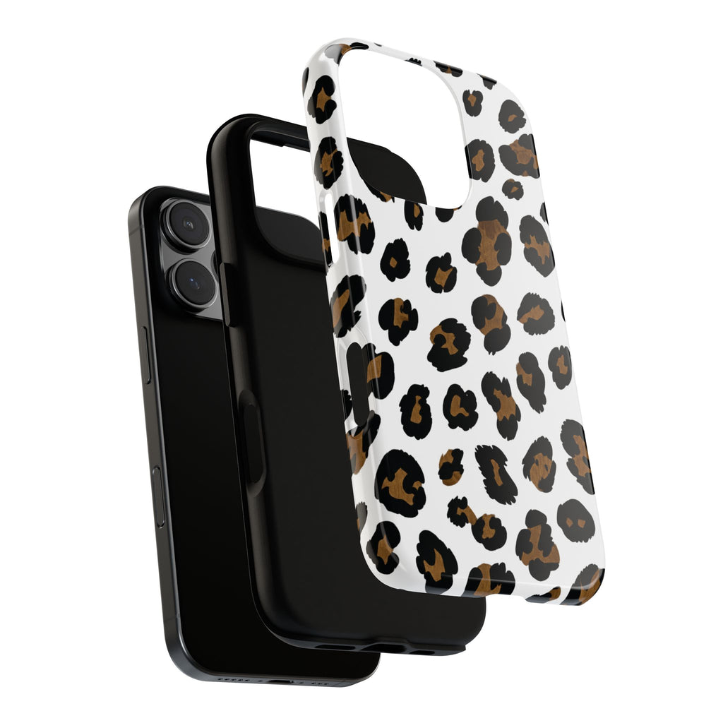 White Classic Leopard — Tough iphone case