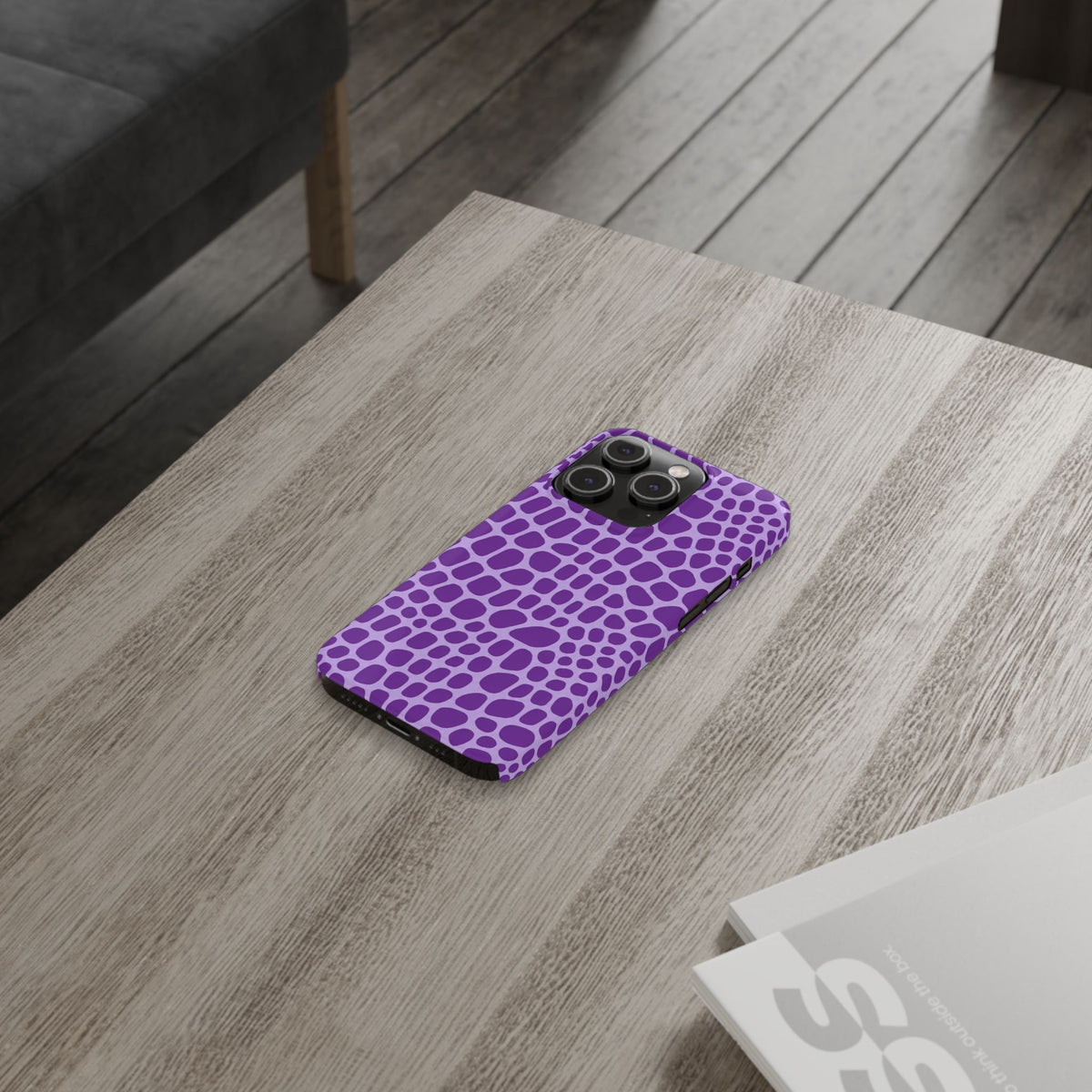 Purple Gator - Slim iphone Case