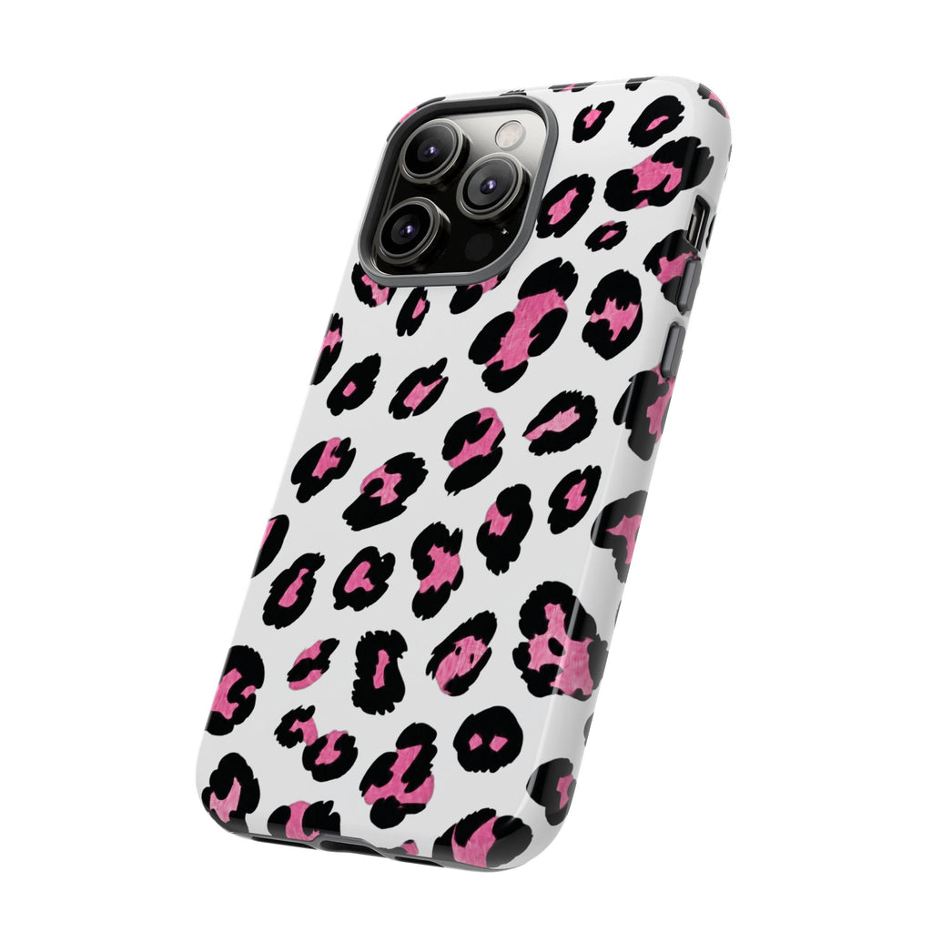 Pink Leopard Print Phone Case — Tough iphone Case