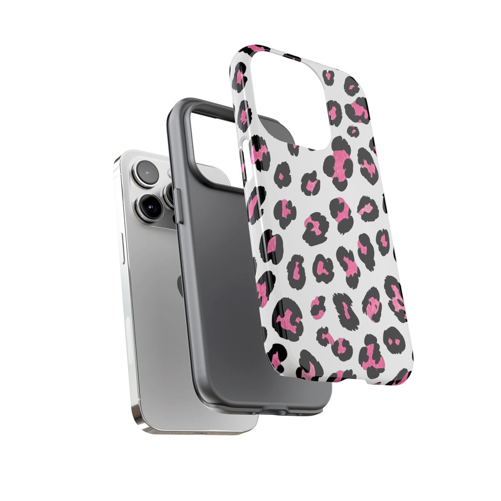 Pink Leopard Print Phone Case — Tough iphone Case