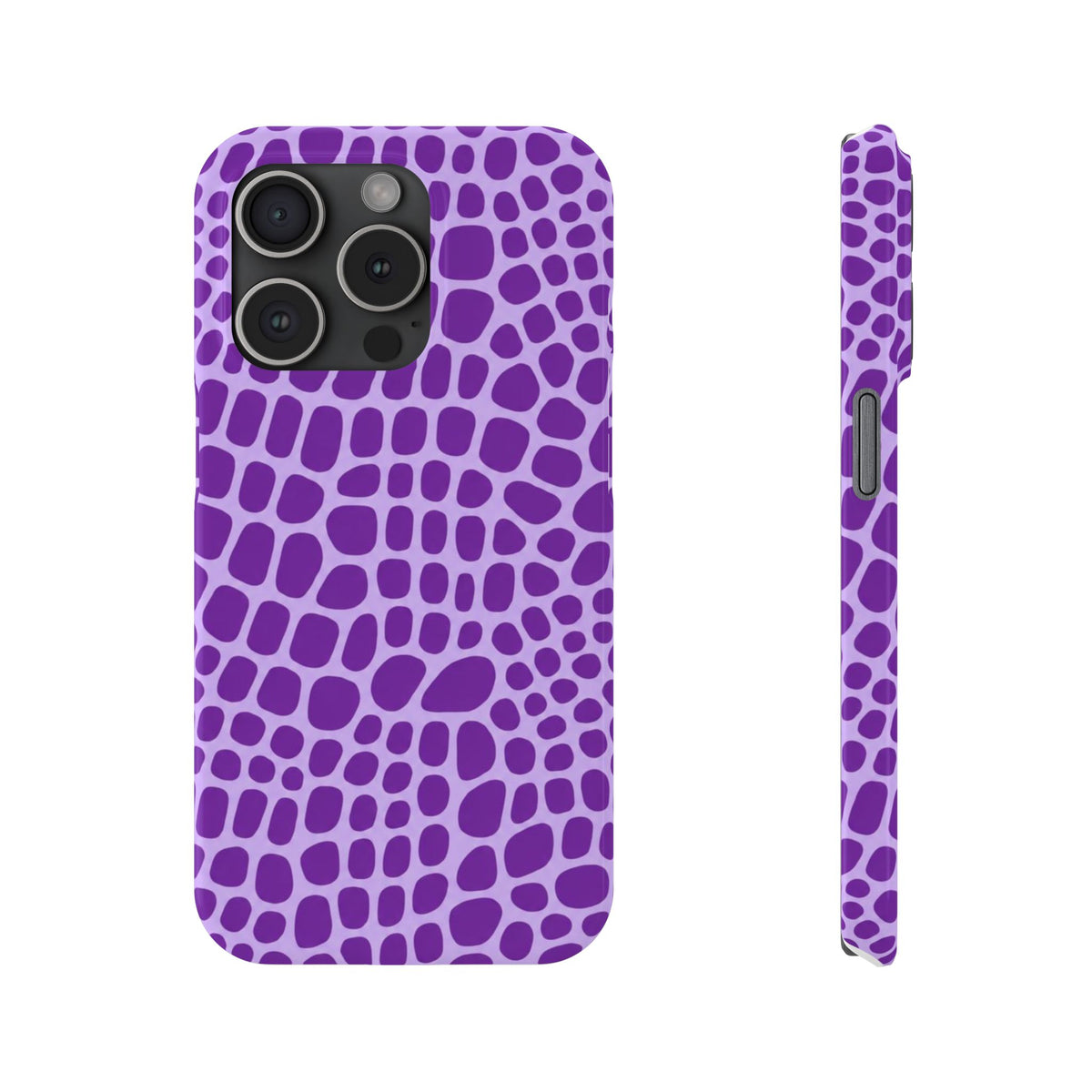 Purple Gator - Slim iphone Case