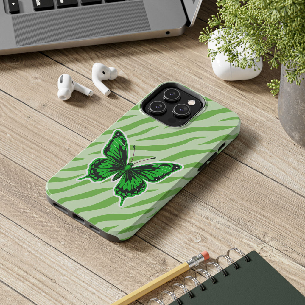 Green Butterfly - Tough Phone Case