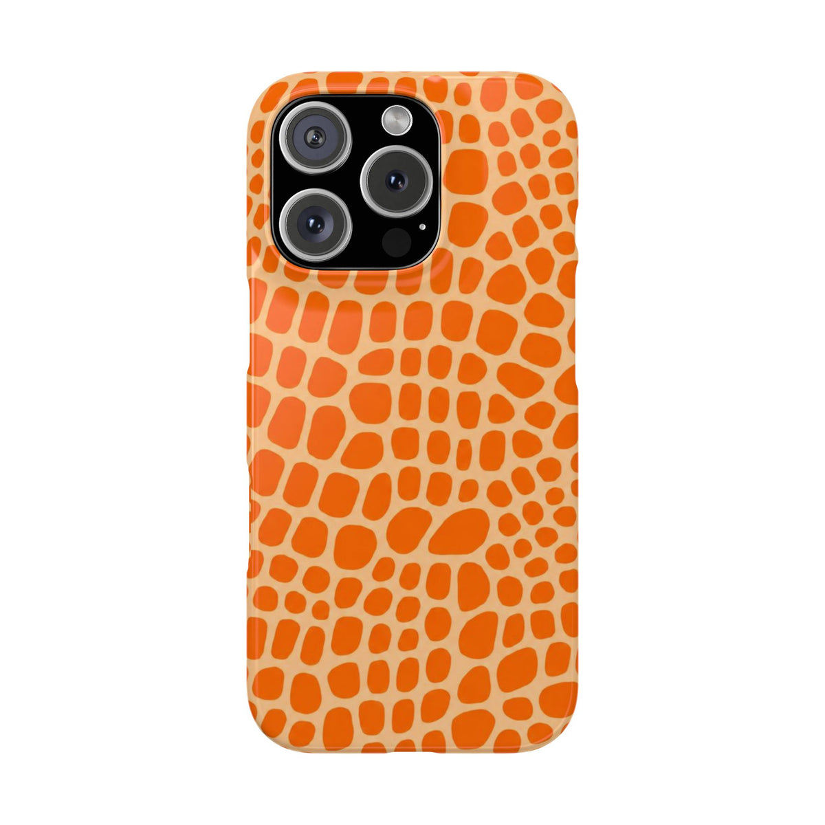 Orange Gator— Slim iphone Case