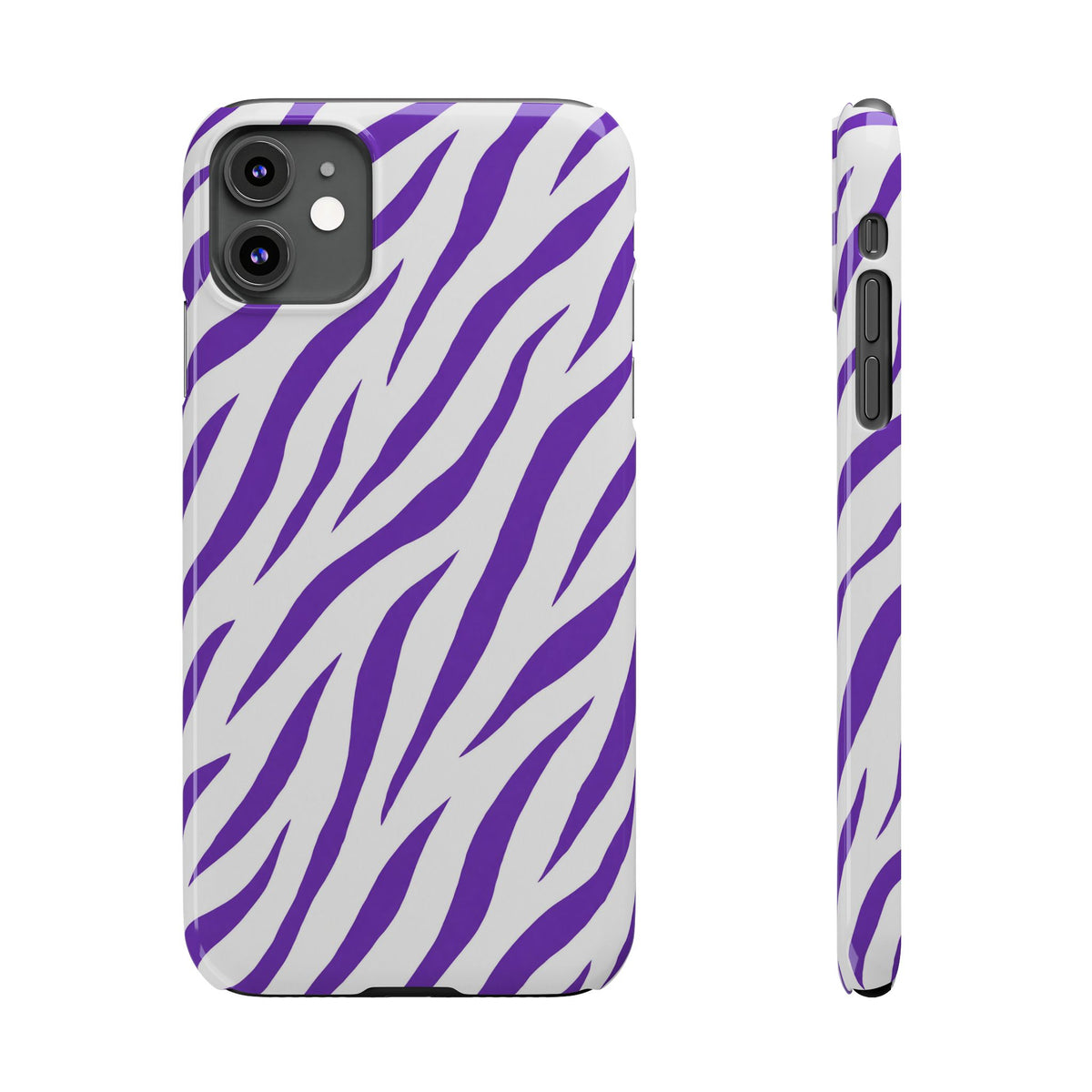 Purple Zebra  — Slim iphone Case