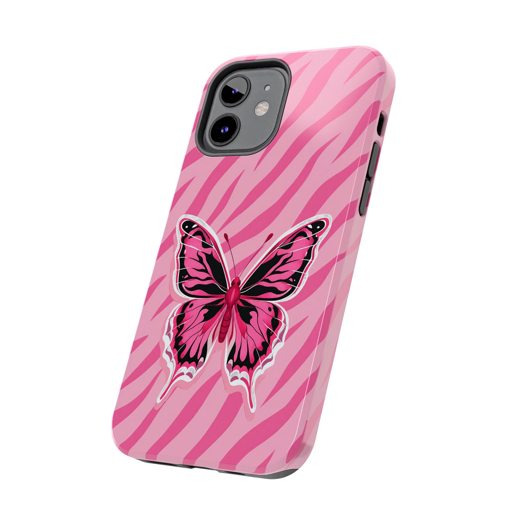 Pink Butterfly - Tough Phone Case