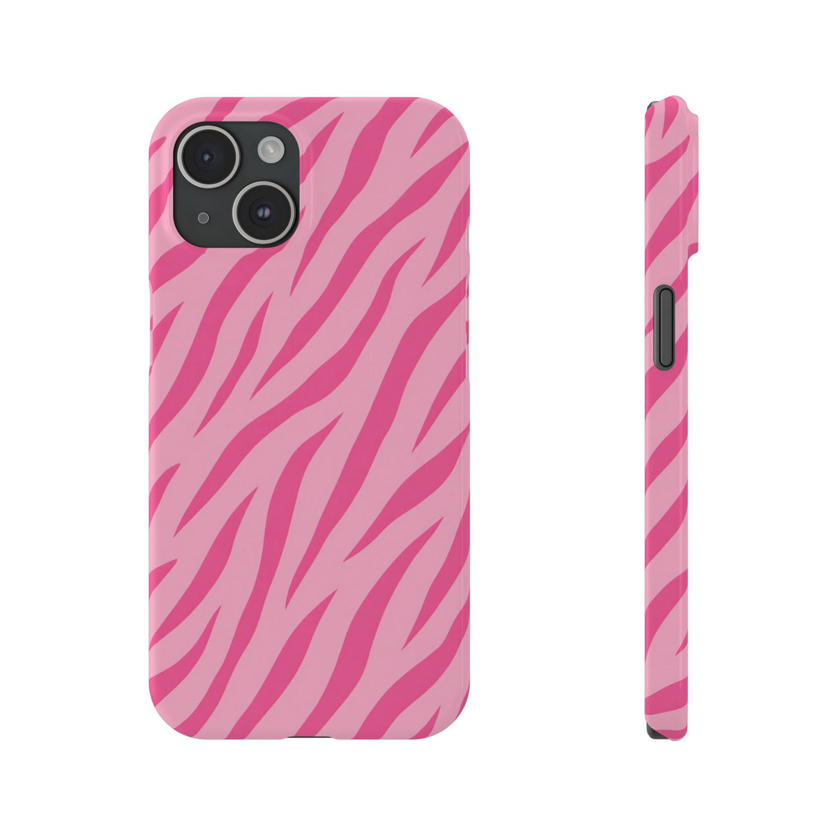 Pink Zebra— Slim iphone Case