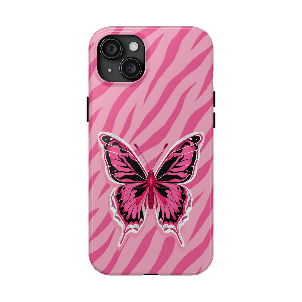 Pink Butterfly - Tough Phone Case