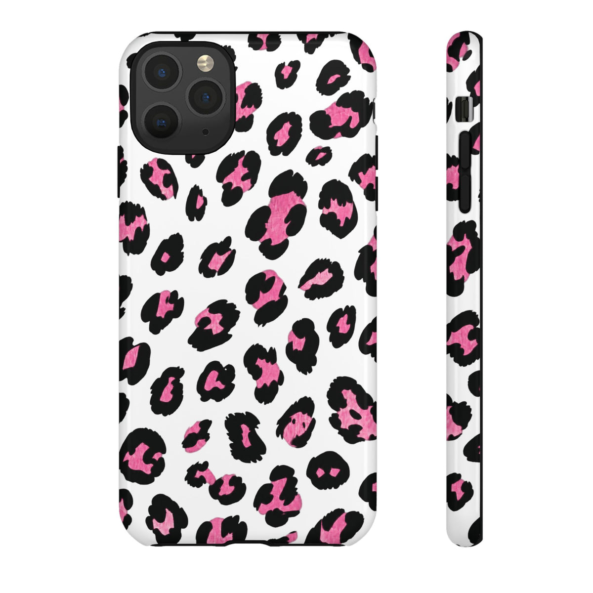 Pink Leopard Print Phone Case — Tough iphone Case