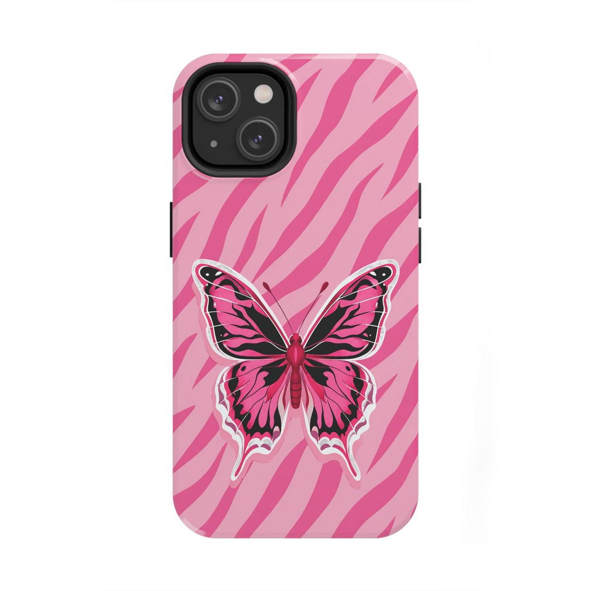Pink Butterfly - Tough Phone Case