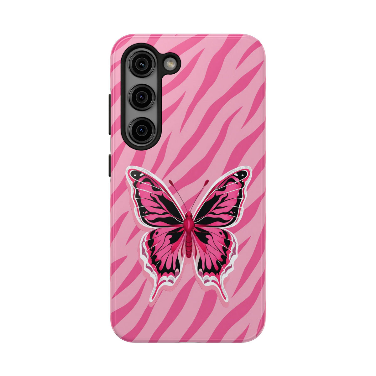 Pink Butterfly - Tough Phone Case