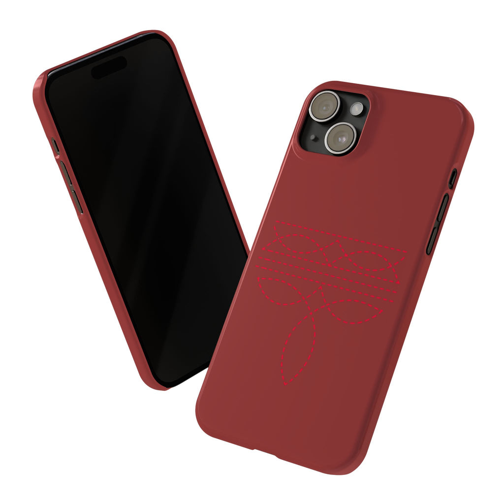 Red Boot Stitch — Slim iphone Case