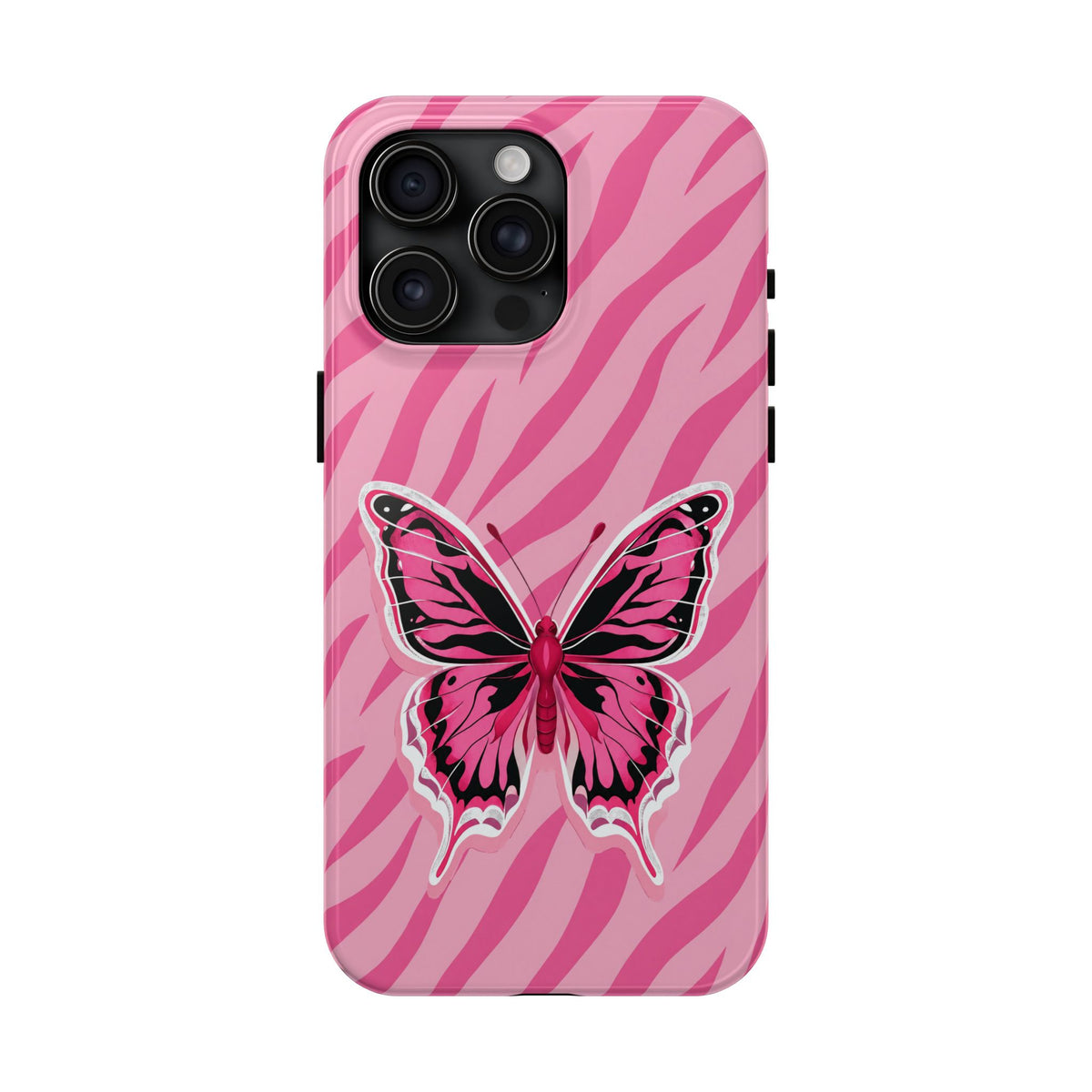 Pink Butterfly - Tough Phone Case