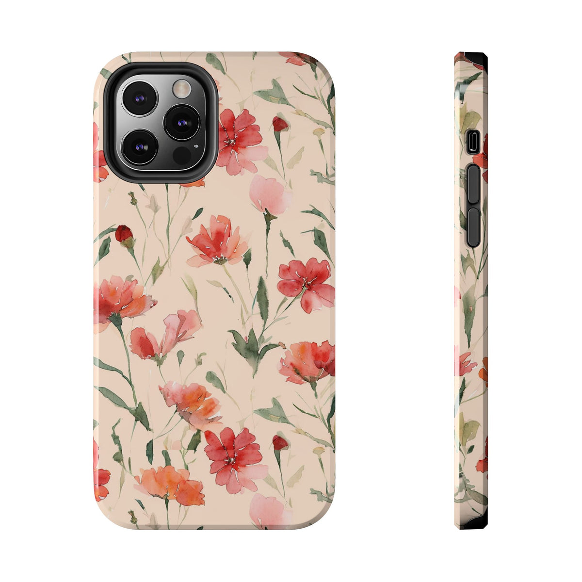 Floral Watercolor — Tough Phone Case