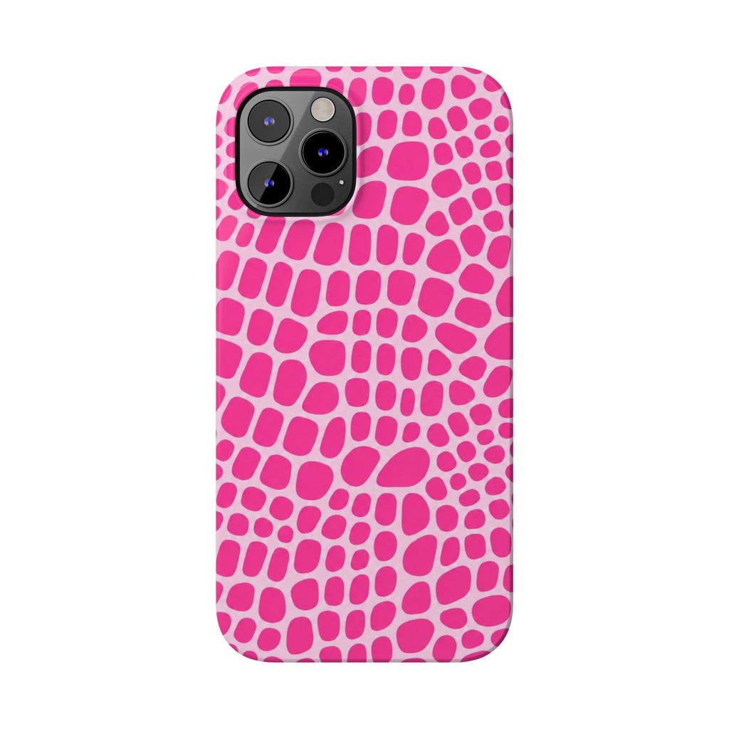 Pink Gator — Slim iphone Case