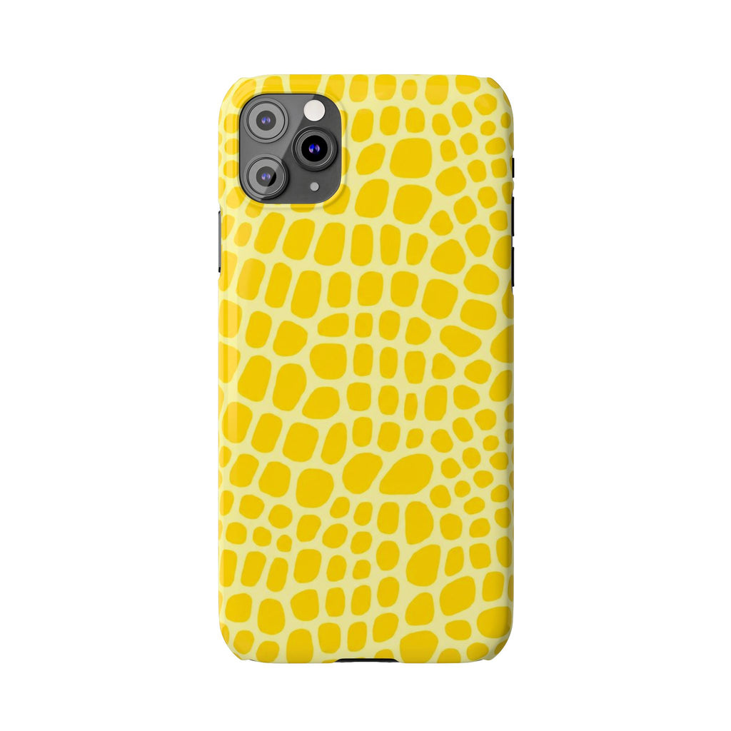 Yellow Gator — Slim iphone Case
