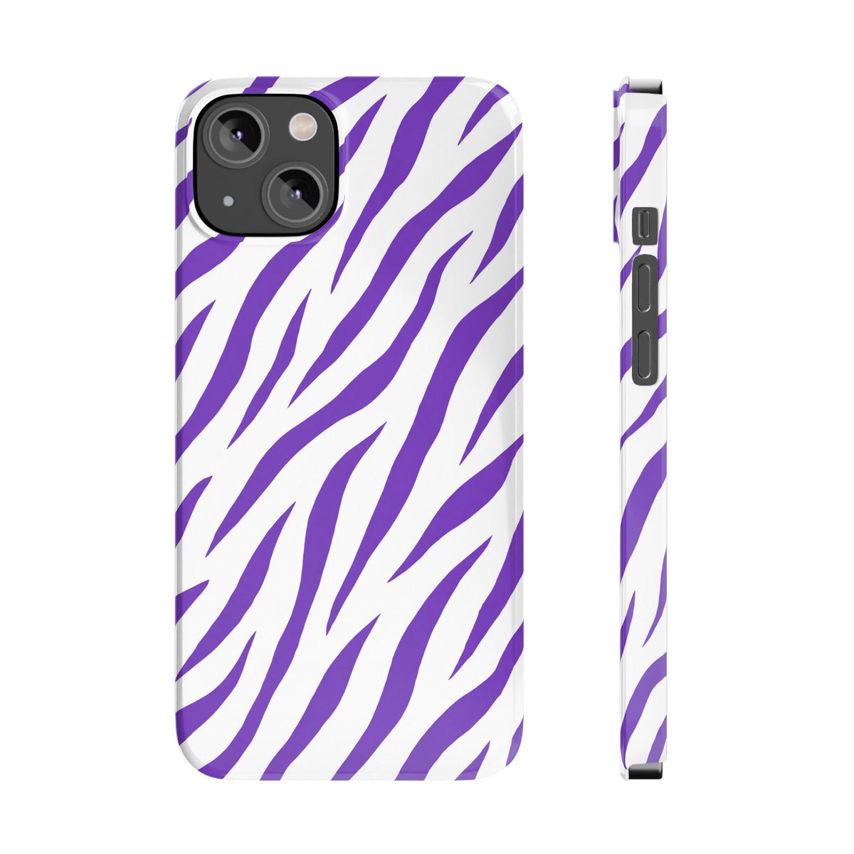 Purple Zebra  — Slim iphone Case