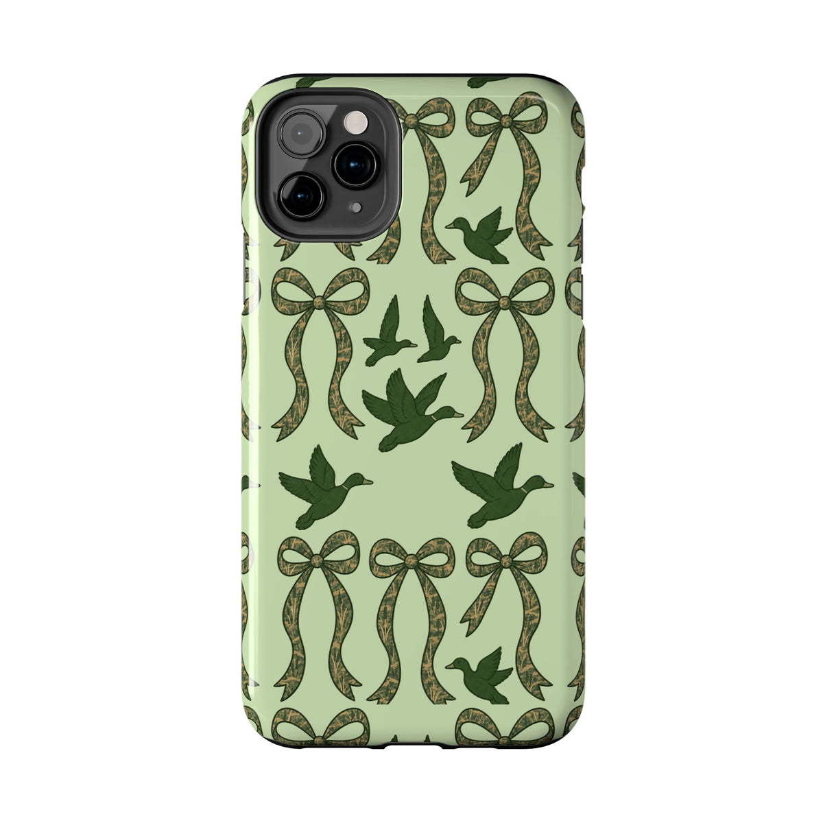 Duck "Cam-bow" - Tough Phone Case (Green)