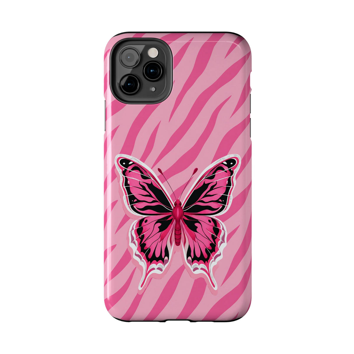 Pink Butterfly - Tough Phone Case