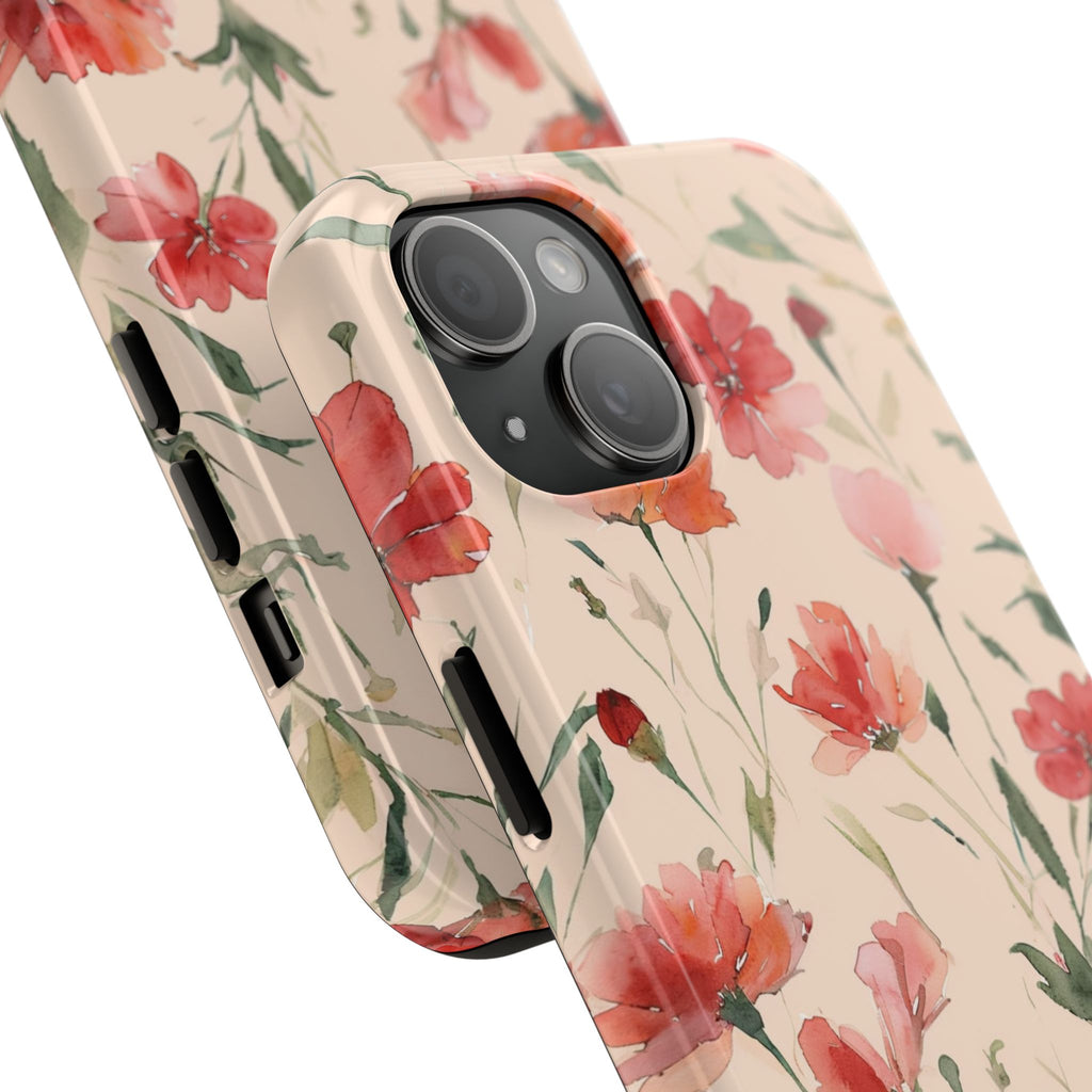 Floral Watercolor — Tough Phone Case