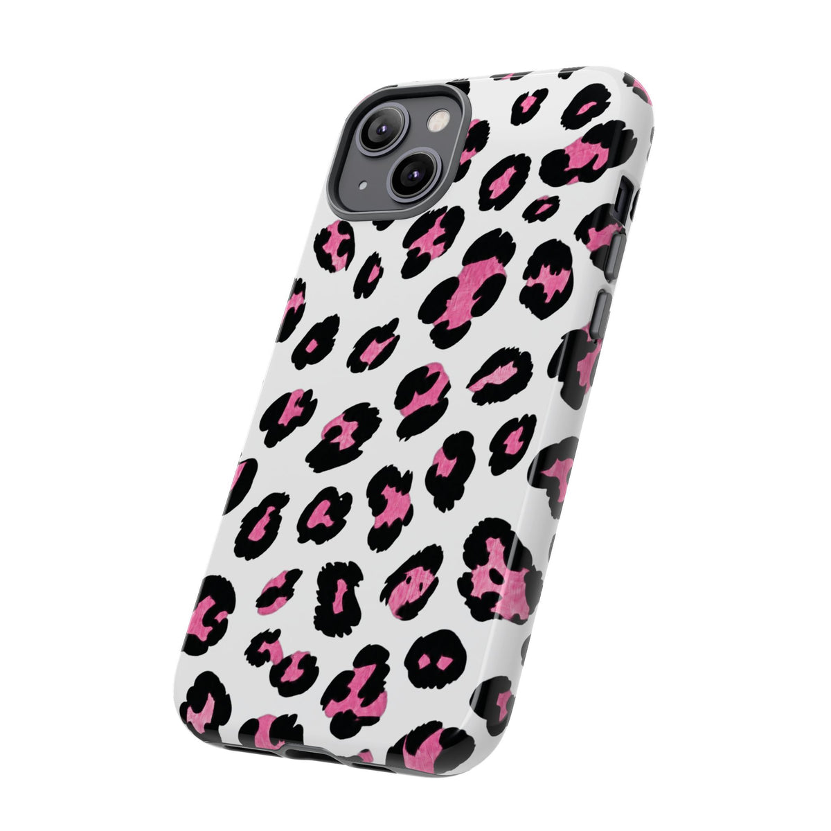 Pink Leopard Print Phone Case — Tough iphone Case