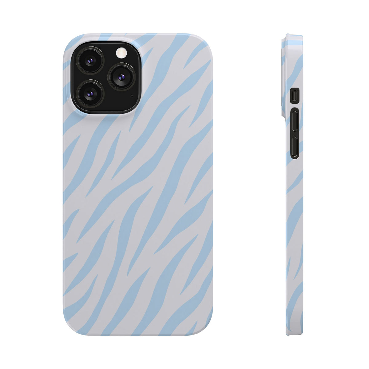 Blue Zebra - Slim iphone Case