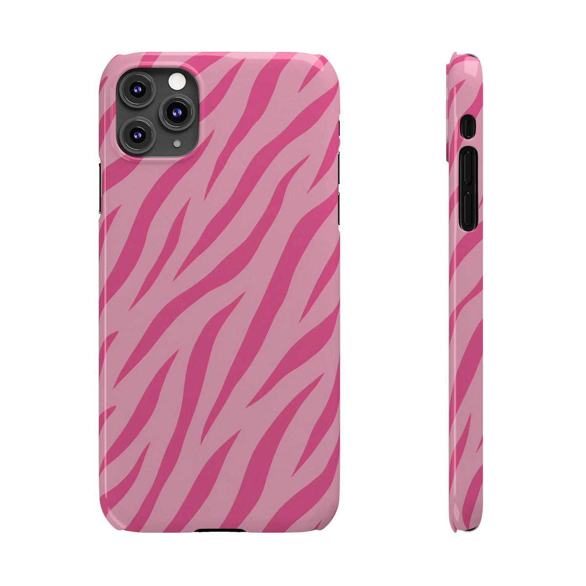 Pink Zebra— Slim iphone Case