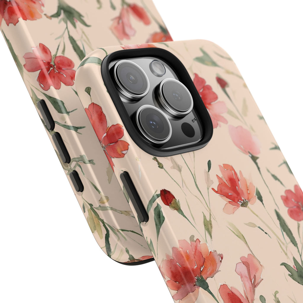 Floral Watercolor — Tough Phone Case