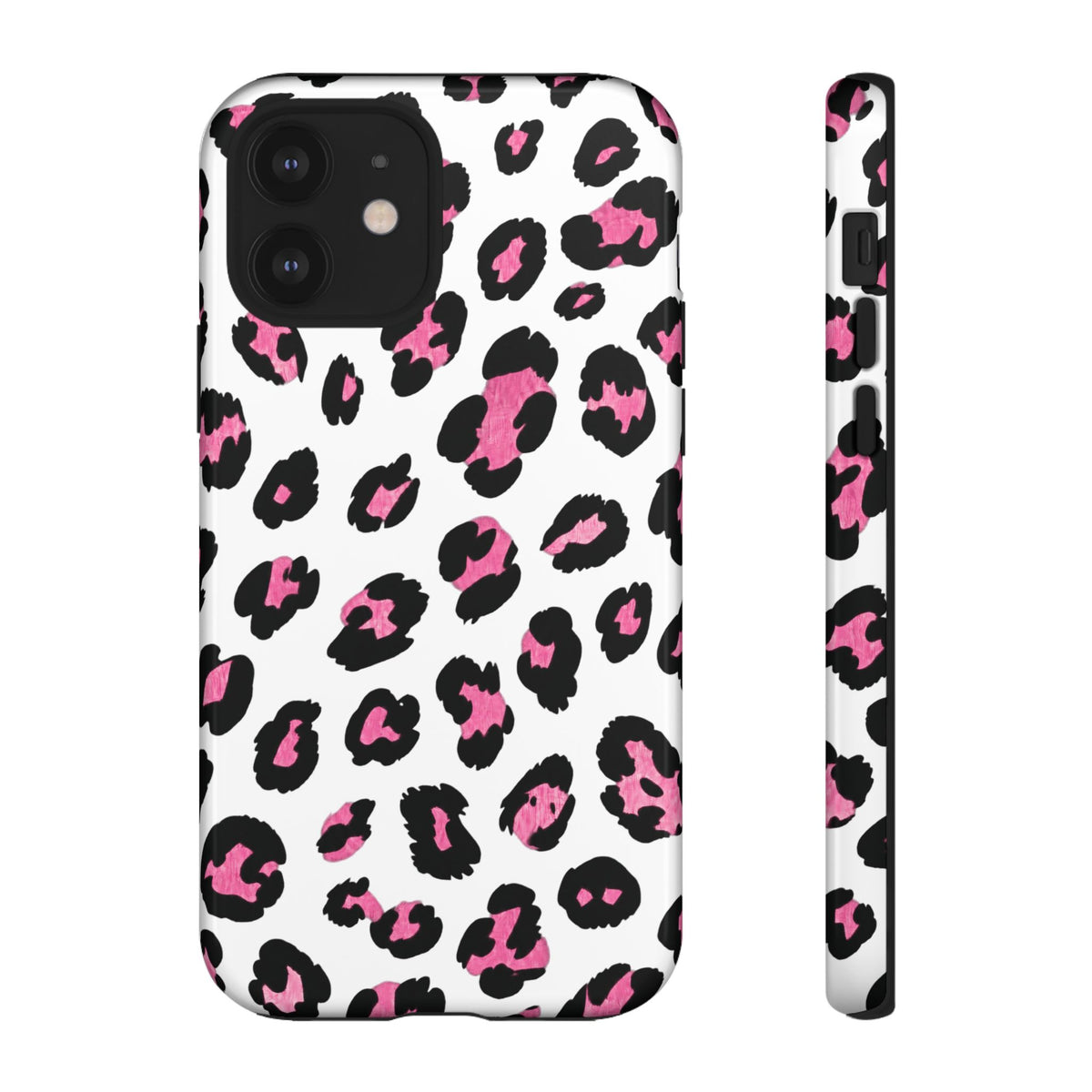 Pink Leopard Print Phone Case — Tough iphone Case