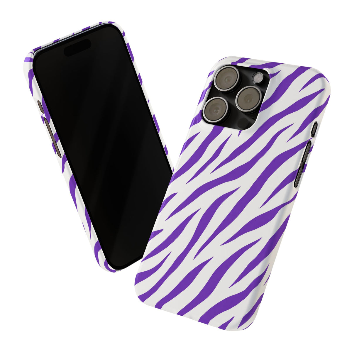 Purple Zebra  — Slim iphone Case