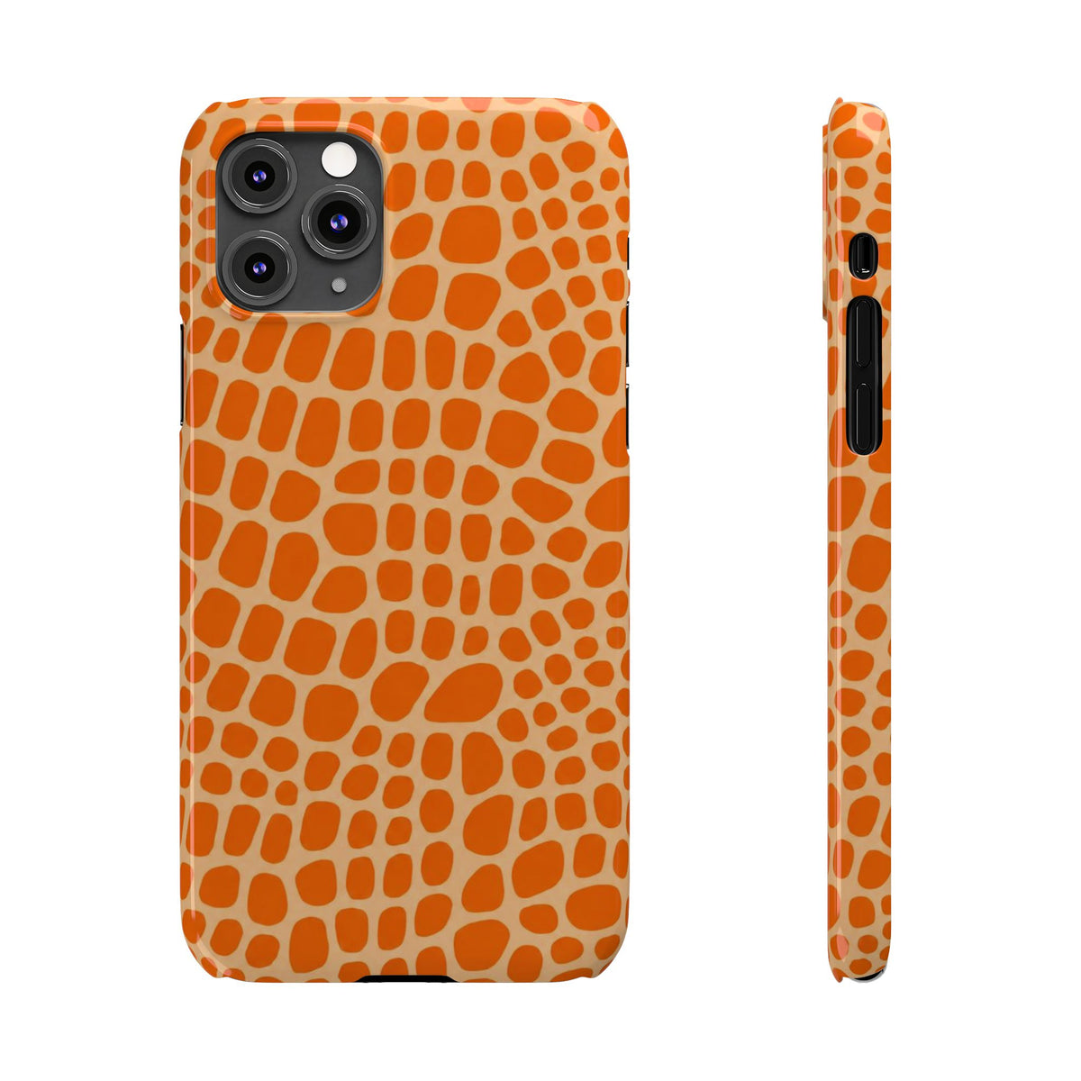 Orange Gator— Slim iphone Case