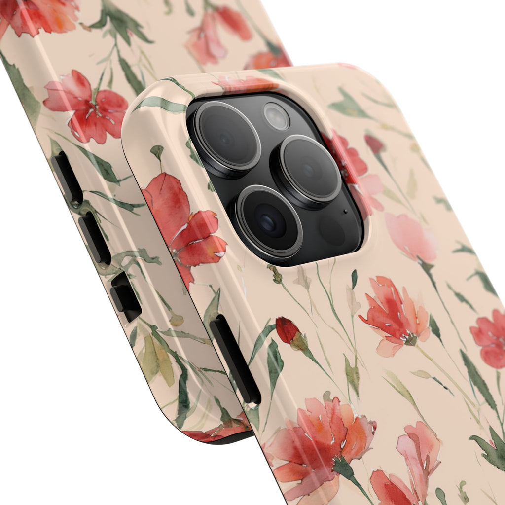 Floral Watercolor — Tough Phone Case