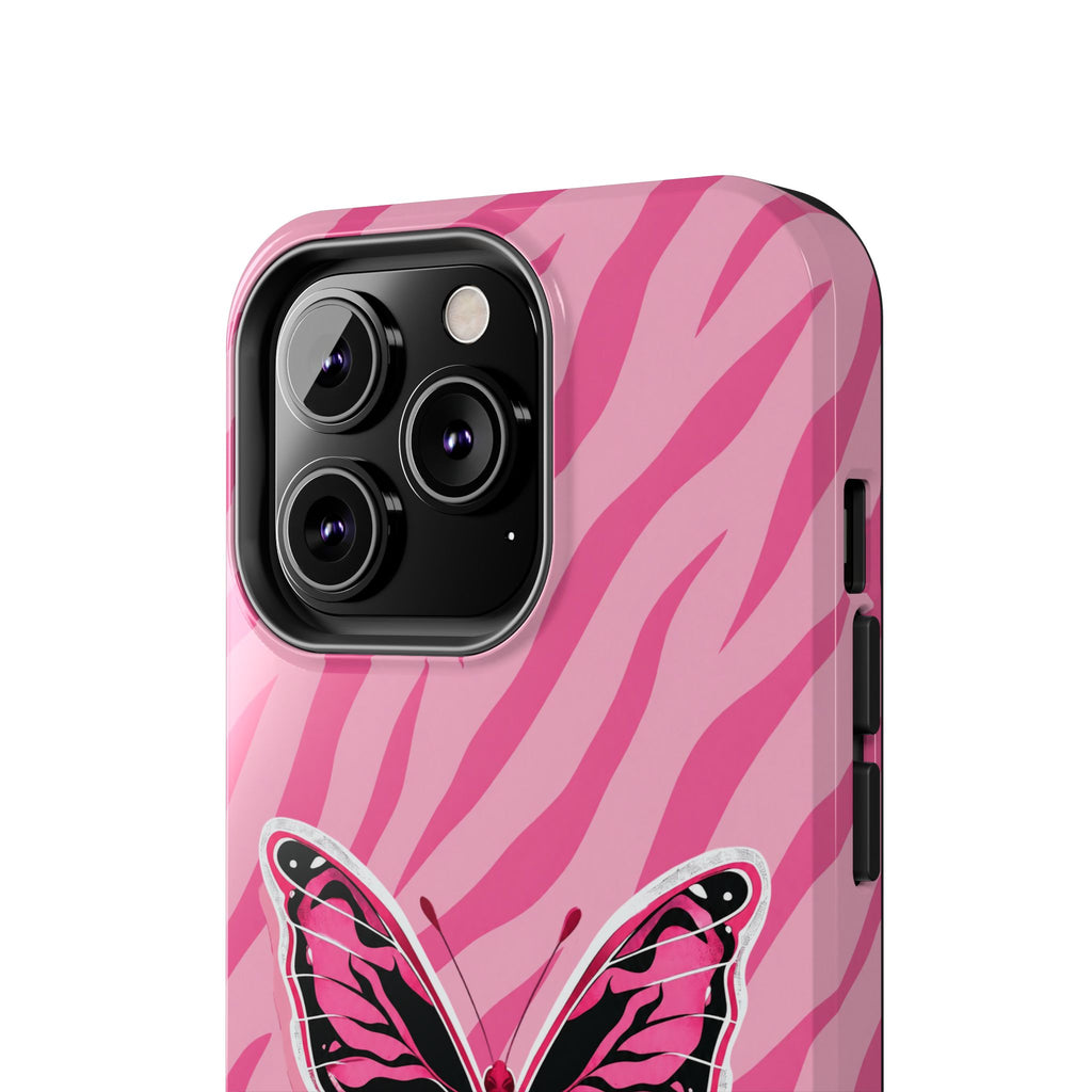 Pink Butterfly - Tough Phone Case