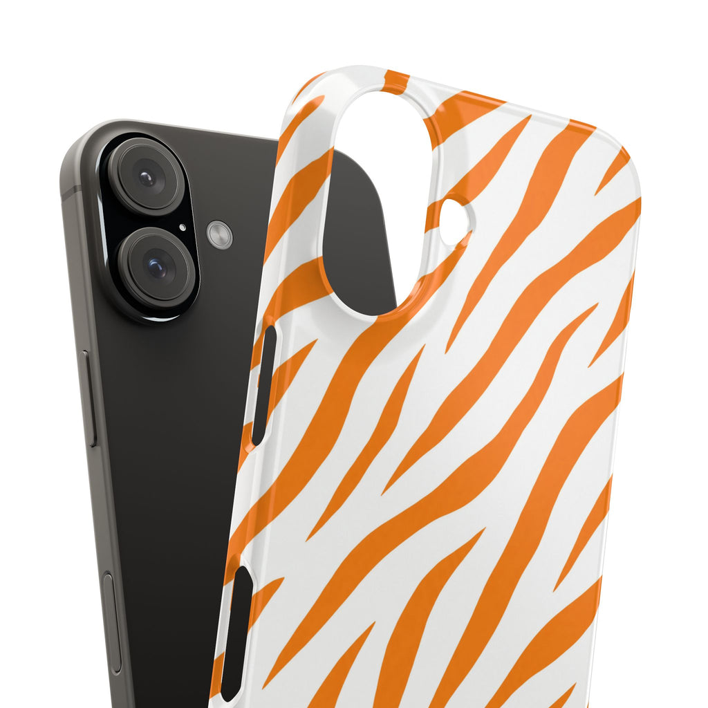Orange Zebra— Slim iphone Case