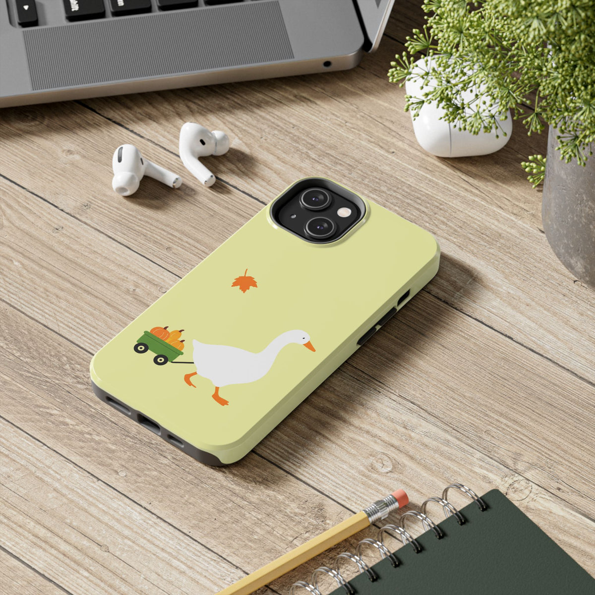 Pumpkin Pick'n —  Tough Phone Case (Yellow)